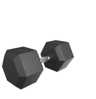 Гантель гексагональная UNIX Fit обрезиненная 32,5 кг / шт.