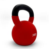Гиря UNIX Fit виниловая 24 кг красная
